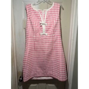 Lilly Pulitzer Aria Boucle Shift Dress Rousseau Pink Size 16